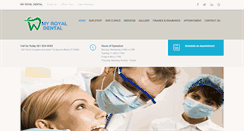Desktop Screenshot of myroyaldental.com